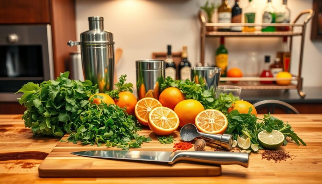 bar tools for fresh ingredients
