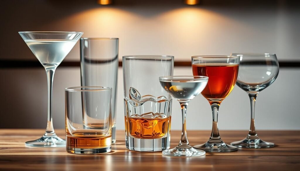 cocktail glassware types