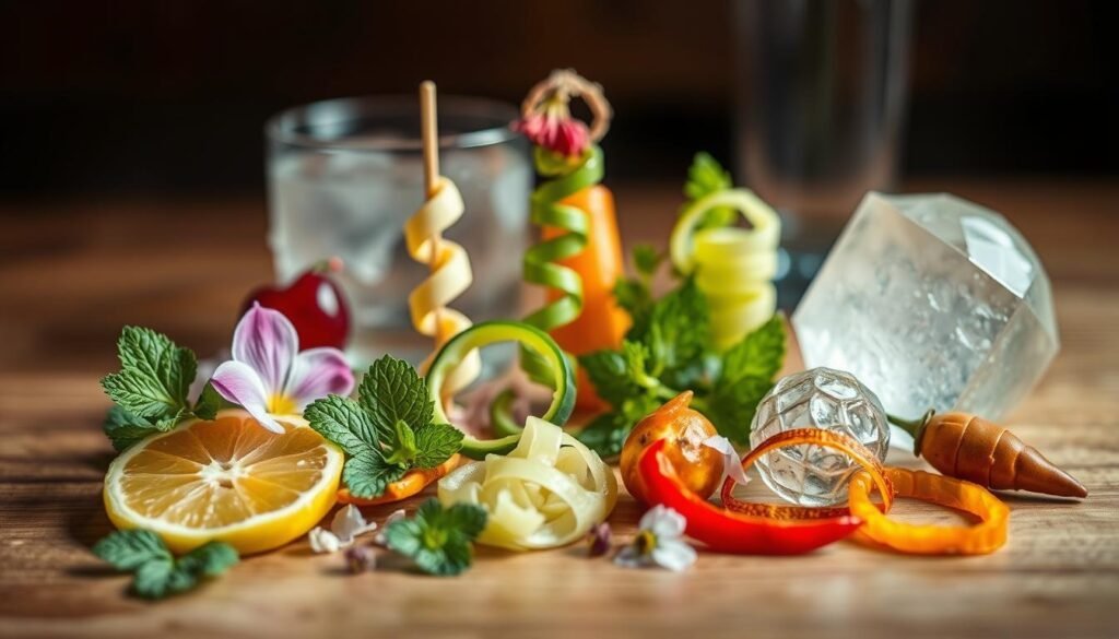 creative drink garnishes