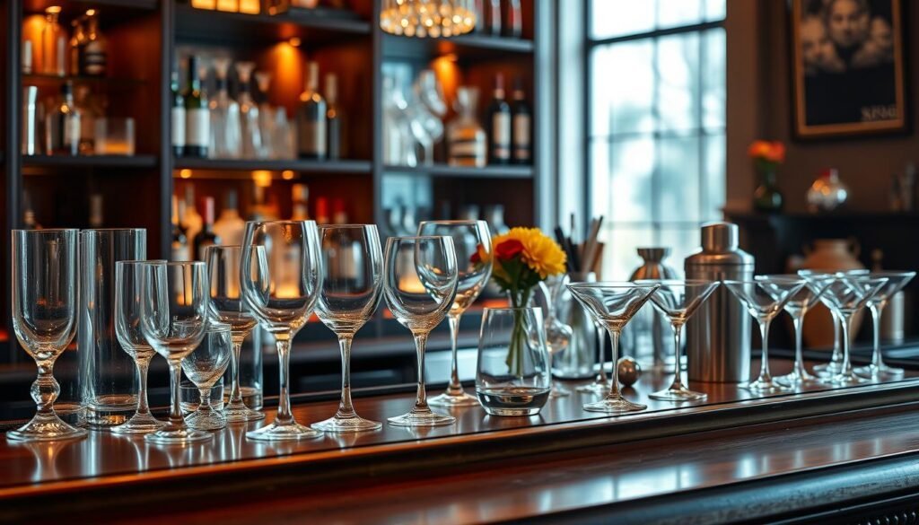 home bar glassware guide