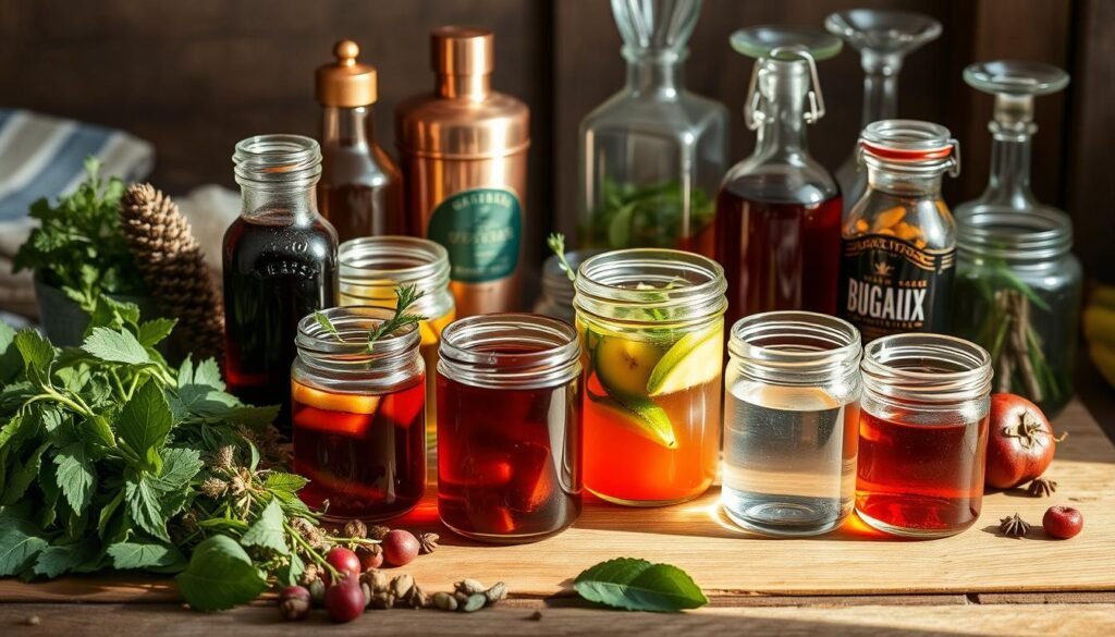 homemade syrups and infusions